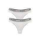 Kit 2 Calcinhas Tanga Cotton Algodão Confortável com Elástico Try Basics