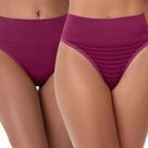 Kit 2 Calcinhas Tanga sem Costura + Estojo Marsala Zee Rucci