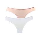 Kit 2 Calcinhas Tanga Try Basics Algodão Cotton Básica Lisa Moda Lingerie