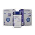 Kit 2 Cálcio 500 Carbonato de Cálcio 1250mg 60 Comprimidos FortLife Suplemnto Alimentar