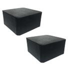 Kit 2 Calços De Borracha Maciços 100x100x50mm Antivibração Impacto Borrachas Londrina Kit 2 Calços De Borracha Maciços 100x100x50mm Antivibração Impacto Borrachas Londrina