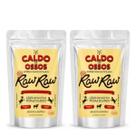 KIT 2 Caldo Ossos Bovino Proteico Cão Gato 250ml Raw Raw