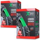Kit 2 Câmara de ar Moto Xtire Com Selante antifuro Vacina de Pneu ARO 14 17 18 19 21 Kit 2 Câmara de ar Moto Xtire Com Selante antifuro Vacina de Pneu ARO 14 17 18 19 21