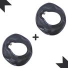 Kit 2 Câmaras De Ar 83.00-4 Para Skates- Patinetes - Carrinhos de mão Aro 4 Bico Curvo - Drop