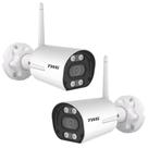 Kit 2 camera bullet ip wi fi 1080p dual led 9520 cartao twg