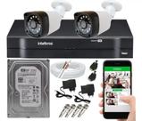 Kit 2 Camera de Segurança Hd 1 Mp Dvr Mhdx Intelbras Kit 2 Camera de Segurança Hd 1 Mp Dvr Mhdx Intelbras