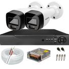 Kit 2 Câmera De Segurança Intelbras Vhd 3220b Full Color Com Áudio Dvr 4ch S/Hd Kit 2 Câmera De Segurança Intelbras Vhd 3220b Full Color Com Áudio Dvr 4ch S/Hd