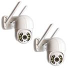 Kit 2 Câmera Externa IP Prova Dágua Visão Noturna Wifi FULL HD 1080p Kit 2 Câmera Externa IP Prova Dágua Visão Noturna Wifi FULL HD 1080p