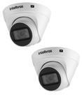 kit 2 Câmera Ip Dome Poe Intelbras Vip 1130d