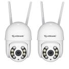 Kit 2 Câmera Segurança Externa Ip Prova Dágua Visão Noturna Wifi Hd Orbitronic