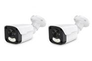 Kit 2 Câmeras de Segurança 5MP + Visão Noturna em Cores C/ Captação de Áudio Kit 2 Câmeras de Segurança 5MP + Visão Noturna em Cores C/ Captação de Áudio