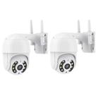 KIT 2 Câmeras de Segurança Domo WiFi Icsee externa