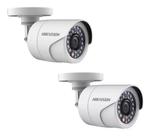 Kit 2 Câmeras De Segurança Hikvision Ds-2ce16c0t-irpf(2.8mm)