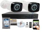 Kit 2 Câmeras De Segurança Residencial Full Hd 1080p 20m C/hd