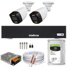 Kit 2 Câmeras full Color Dvr Intelbras C/HD 1tb Kit 2 Câmeras full Color Dvr Intelbras C/HD 1tb
