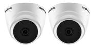 Kit 2 Câmeras Hdcvi Lite 1 Mega 20m 1120 D Intelbras