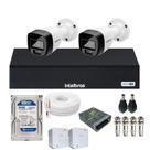 Kit 2 Câmeras Intelbras 1120b Full Color, Dvr 4ch Mhdx 1004c Hd 500gb Kit 2 Câmeras Intelbras 1120b Full Color, Dvr 4ch Mhdx 1004c Hd 500gb