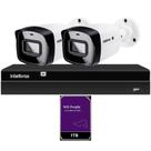 Kit 2 Câmeras IP Vipc 1230B Intelbras NVD 1404P HD 1TB Purple