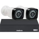 Kit 2 Câmeras Segurança 1080p Full Hd Dvr Intelbras 4 canais