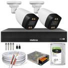 Kit 2 Câmeras Segurança Imagem Colorida a Noite 1080p Full Hd 2.8mm Dvr Intelbras 1tb Kit 2 Câmeras Segurança Imagem Colorida a Noite 1080p Full Hd 2.8mm Dvr Intelbras 1tb