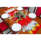 Kit 2 caminho de mesa natalino 1,40m x 40cm oxford decoração