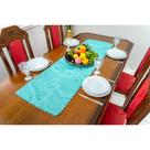 Kit 2 Caminho de Mesa Natalino Decorativo Estampado e Liso 1,40m X 40cm Jacquard