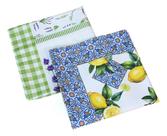 Kit 2 Caminho Trilho De Mesa Estampado Allegra 1,25mx43cm