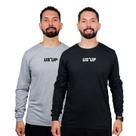 Kit 2 Camisa Manga Longa Frio Confortavel Quentinha Inverno