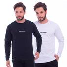 Kit 2 Camisa Manga Longa Masculina Frio Inverno Macia Leve