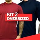 Kit 2 Camisa Oversized Long Premium Camiseta Plus Pronta Entrega