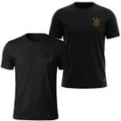 Kit 2 Camisas Corinthians All Black Algodão Bordado - Masculino Tamanho:PCor:Preto Kit 2 Camisas Corinthians All Black Algodão Bordado - Masculino Tamanho:PCor:Preto