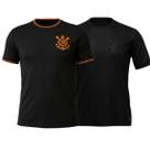 Kit 2 Camisas Corinthians Símbolo Casual Estampada - Masculino Tamanho:GGCor:Preto Kit 2 Camisas Corinthians Símbolo Casual Estampada - Masculino Tamanho:GGCor:Preto