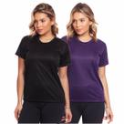 Kit 2 Camisas Dry Fit Academia Esportiva Com Proteção Uv
