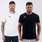 Kit 2 Camisas Kappa Modena Preta e Branca