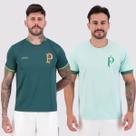 Kit 2 Camisas Palmeiras Energy e Dots Verde