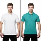 Kit 2 Camisas Polo Masculina Piquet 100% poliéster