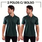 Kit 2 Camisas Polo Piquet Com Bolso Masculinas Premium Kit 2 Camisas Polo Piquet Com Bolso Masculinas Premium
