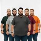 Kit 2 Camisas Polo Plus Size G1 G2 G3 Masculina Premium - Conforto -