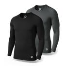 Kit 2 Camisas Térmicas Proteção Solar e Frio Segunda Pele Corrida Praia