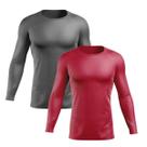 Kit 2 Camisas UV Masculinas com Proteção UV 50+ Manga Longa