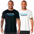 kit 2 Camiseta Camisa Masculina Dry Fit Personal Trainer Slin