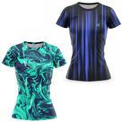 Kit 2 Camiseta Feminina Academia Fitness Camisa Caminhada Treino Musculação Corrida Kit 2 Camiseta Feminina Academia Fitness Camisa Caminhada Treino Musculação Corrida