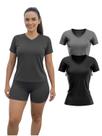 Kit 2 Camiseta Manga Curta Dryfit Fitness Academia