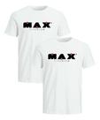 Kit 2 Camiseta Max Titanium Dry Fit Camisa Treino Academia Luta Corrida Fitness Slim