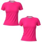 Kit 2 Camiseta T-Shirt Feminina Dry Fit Básica Lisa para Treinar Hos's Kit 2 Camiseta T-Shirt Feminina Dry Fit Básica Lisa para Treinar Hos's