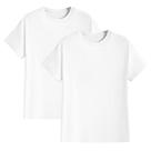 Kit 2 Camisetas Algodão Peruano Huxter Branco