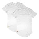 Kit 2 Camisetas Camisa Swag Oversized Longline Atacado Branca Kit 2 Camisetas Camisa Swag Oversized Longline Atacado Branca