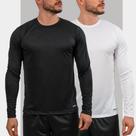 Kit 2 Camisetas com Proteção Solar Uv 50+ Camisa Termica Manga Longa Masculina Blusa segunda Pele