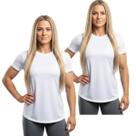 Kit 2 Camisetas Dry Fit Feminina Manga Curta Trendixx Conforto e Protecao UV Kit 2 Camisetas Dry Fit Feminina Manga Curta Trendixx Conforto e Protecao UV
