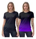 Kit 2 Camisetas Feminina Fitness Academia Treino Proteção Uv
